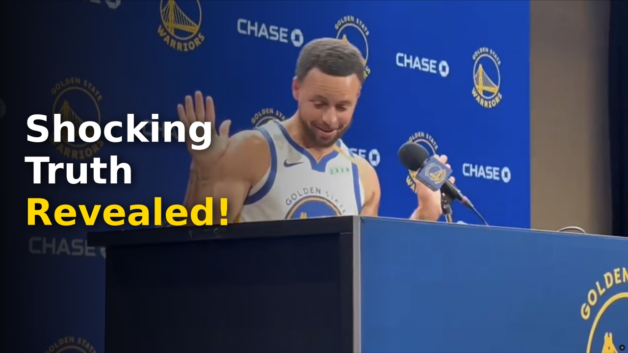 Steph Curry at the 2026 Golden State Warriors Media Day session