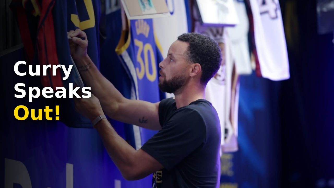Steph Curry shooting a jumper during practice discussing the steph curry warriors title window