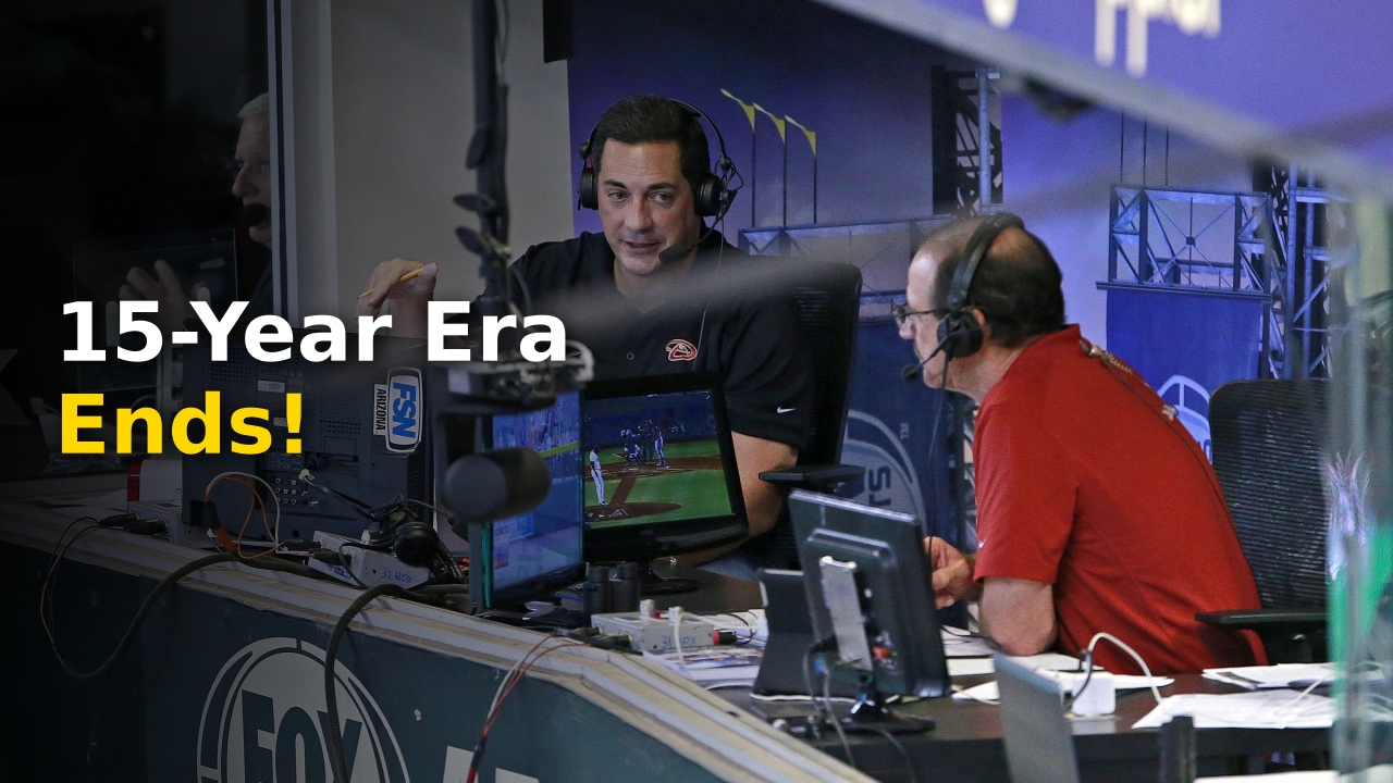 Steve Berthiaume calling a game before the Steve Berthiaume Diamondbacks Departure news