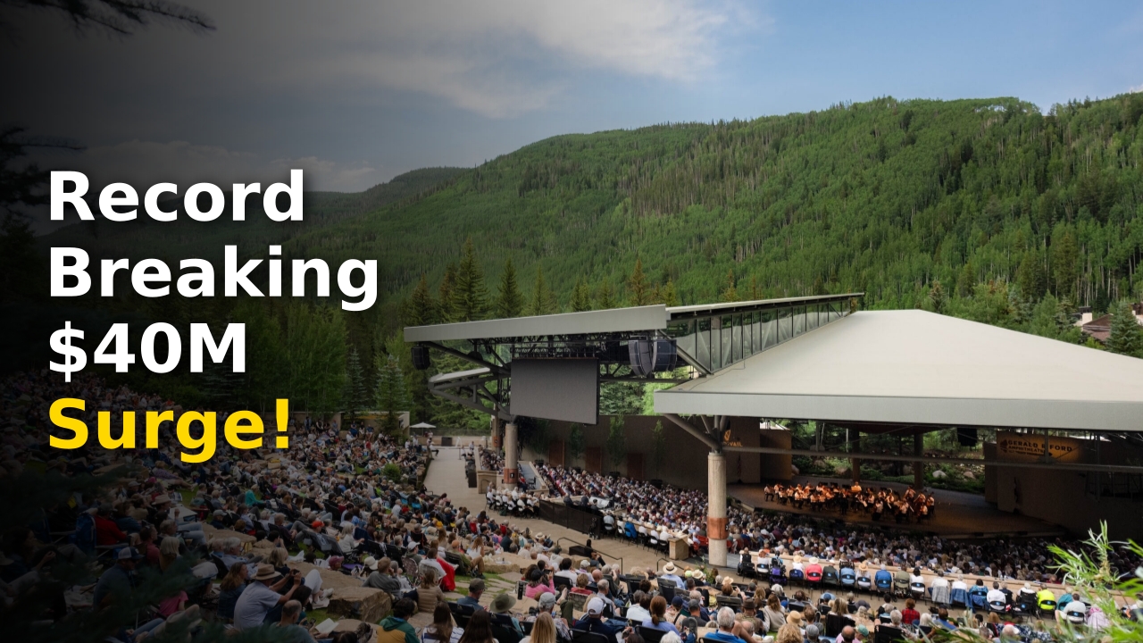 The Bravo Vail music festival amphitheater in Colorado during the 2026 summer season