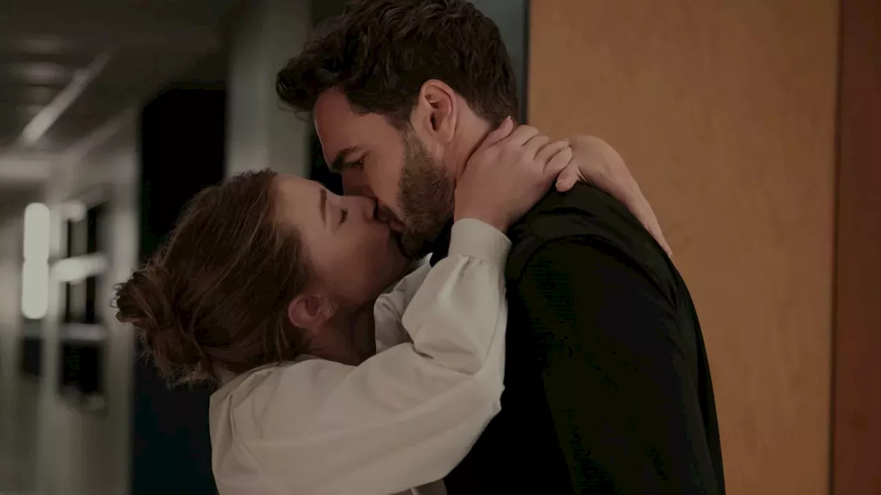 The Love Hypothesis movie poster featuring Lili Reinhart and Tom Bateman
