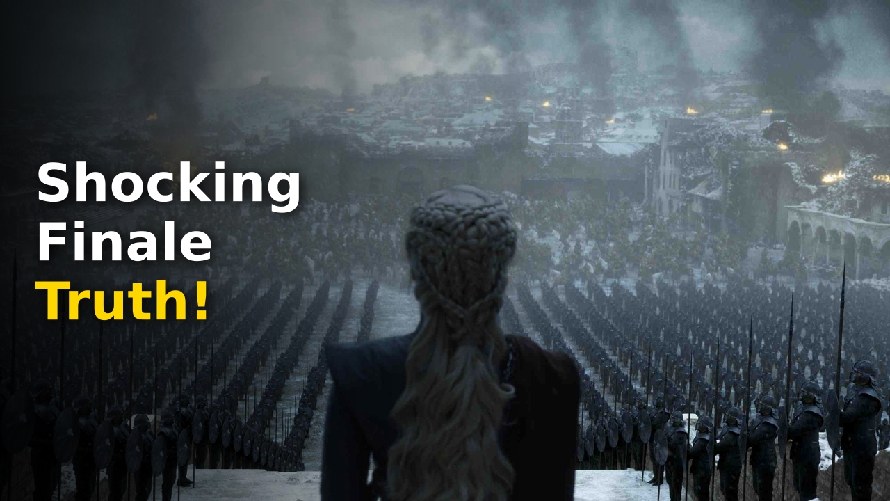The ruined Iron Throne in King's Landing during Game of Thrones season 8