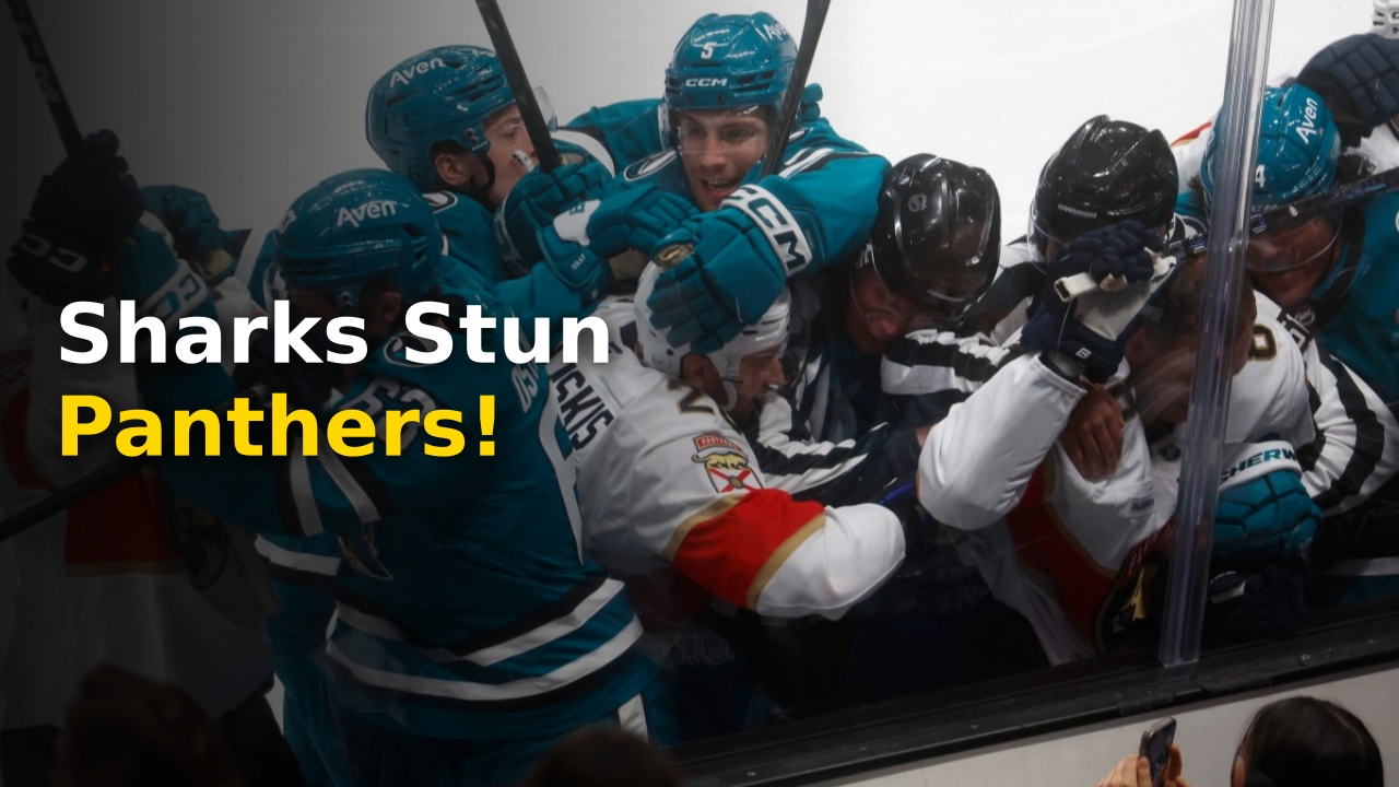 The San Jose Sharks win the Sharks Panthers opener 2026 in overtime
