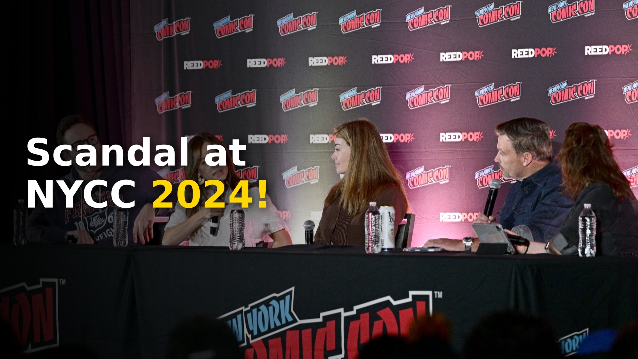 Tom Welling NYCC 2024 event photo at the Smallville panel