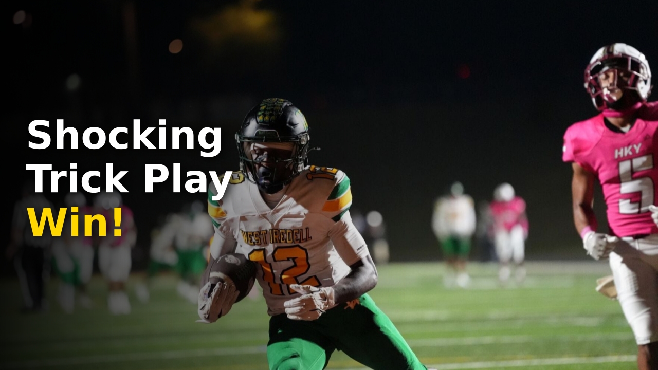 West Iredell win highlights featuring a flea flicker touchdown pass at Hickory stadium