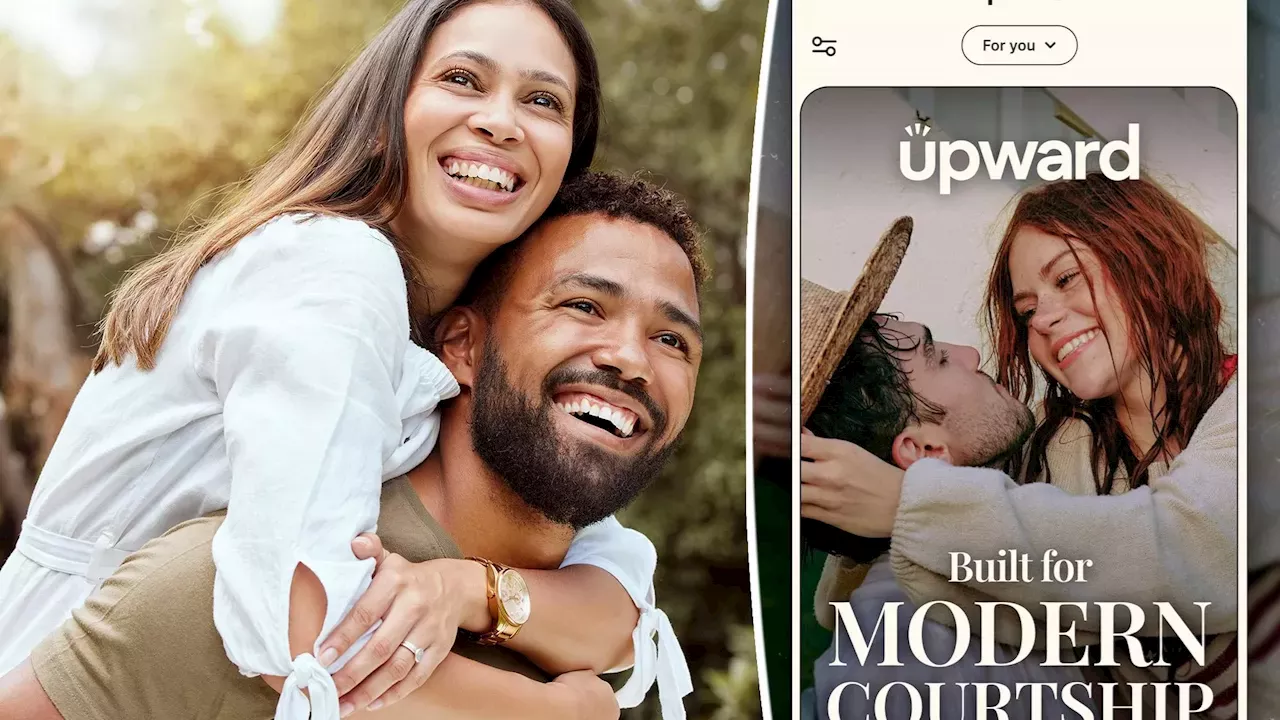 Young woman looking at Dating App Chivalry Mode on her phone with a hopeful expression